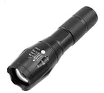Telescopic zoom with a strong light and distant led flashlight.